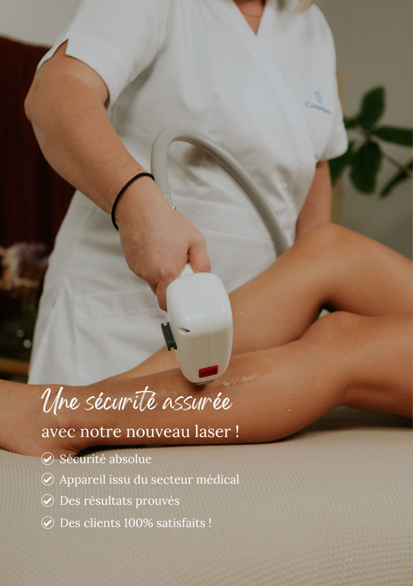 affiche promotion épilation laser en institut