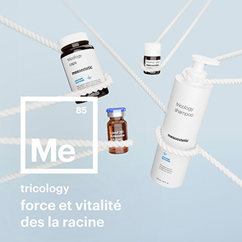 visuel de présentation du traitement anti-chute Tricology de mesoestetic