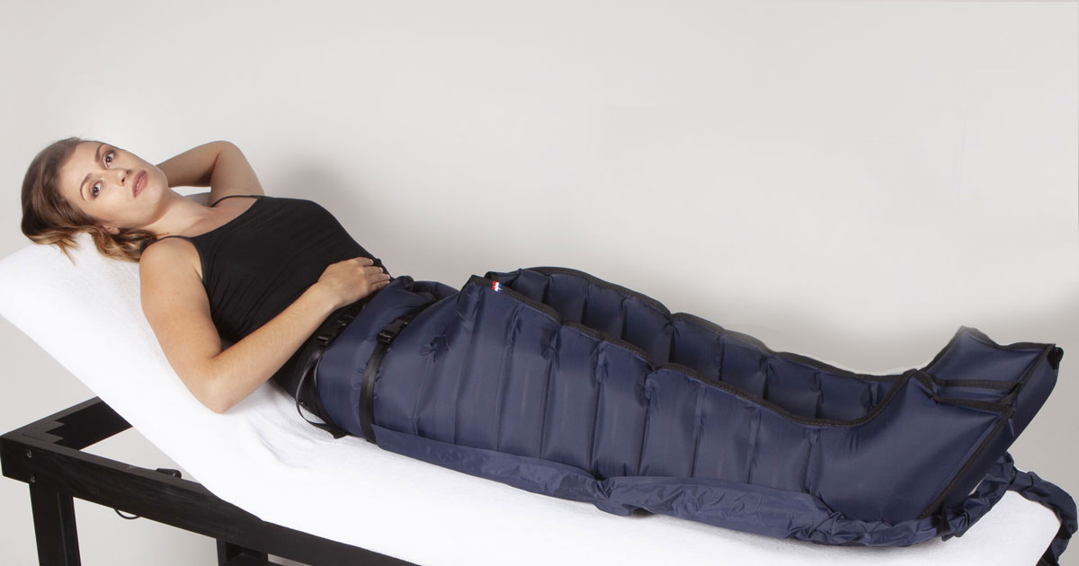 séance de pressothérapie avec hanchière 10 chambres