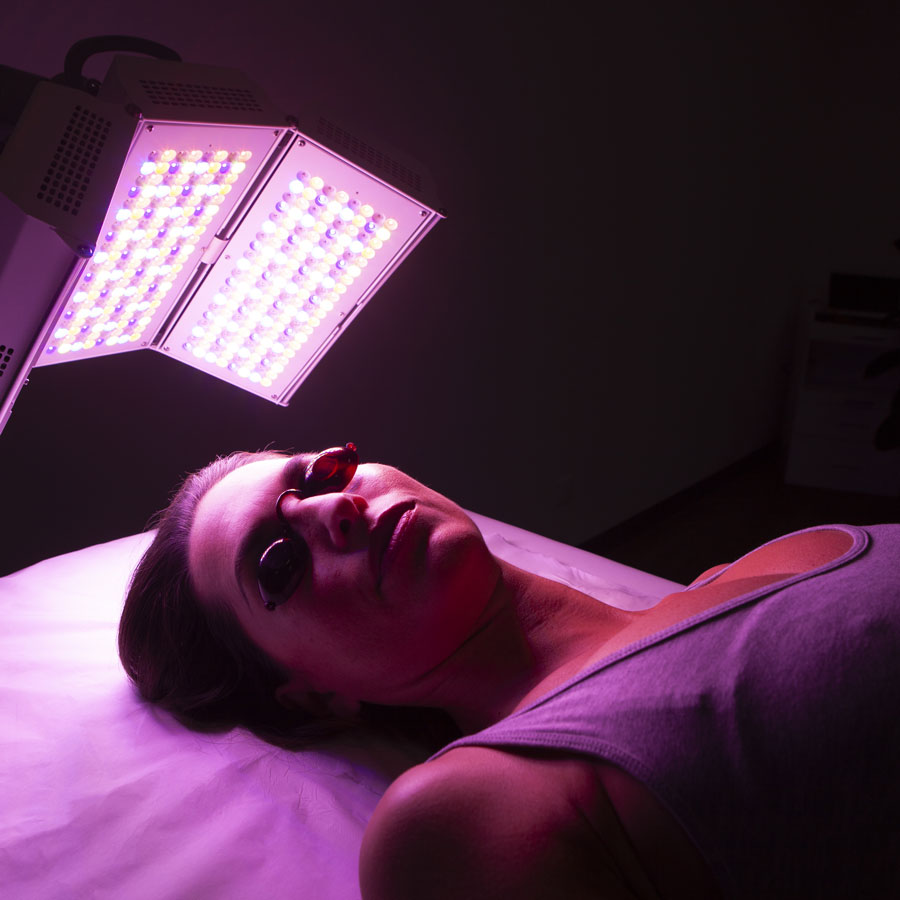 soin LED visage photomodulation