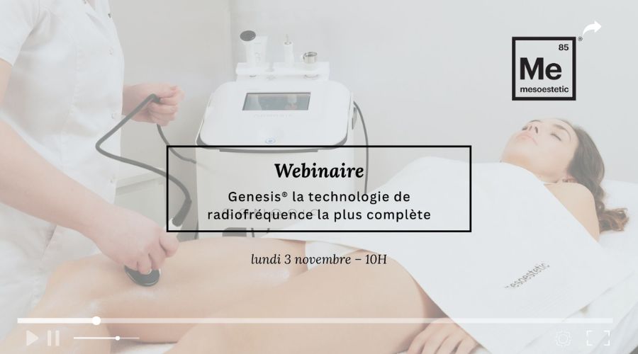 cover webinaire radiofréquence visage et corps Genesis