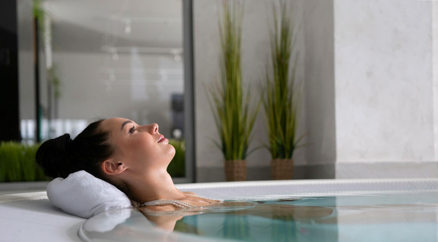visuel marketing spa orienté expérience sensorielle