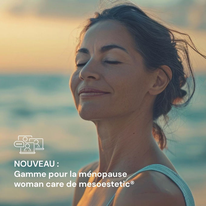 vignette webinaire gamme ménopause mesoestetic Woman Care