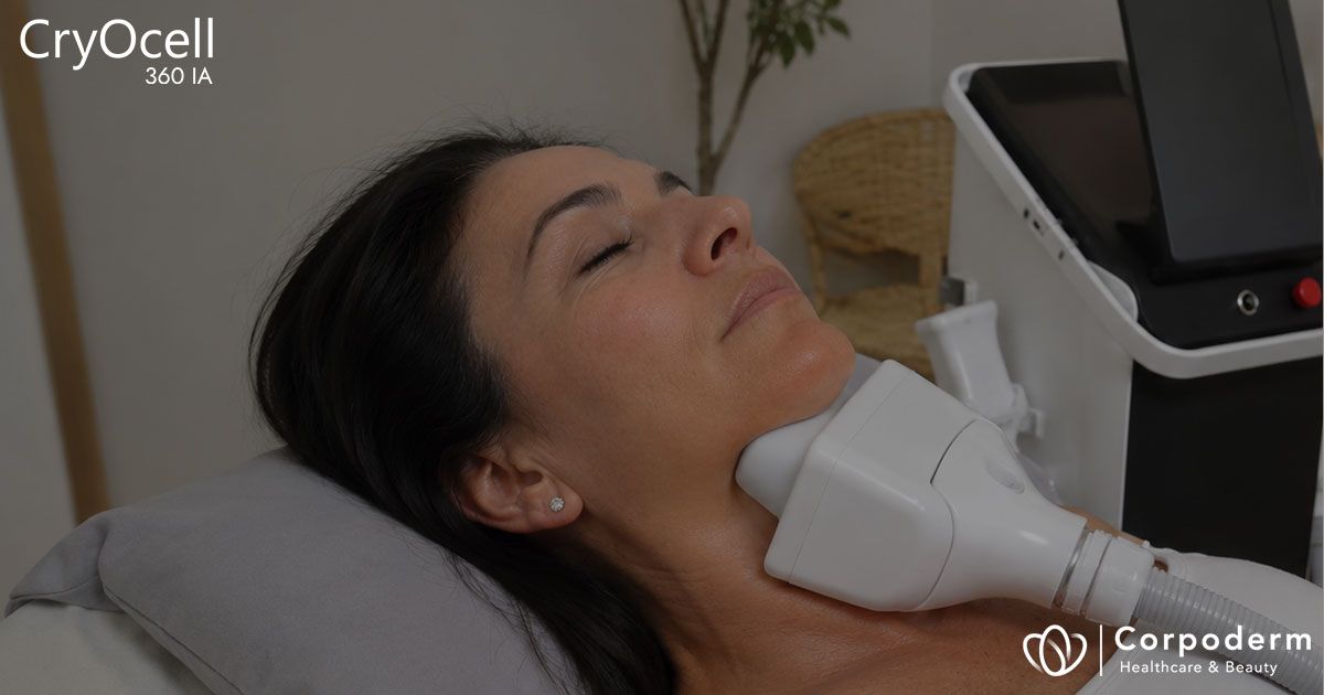 cryolipolyse du menton avec Cryocell 360 IA